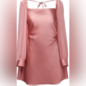 Balloon Sleeve Charmeuse Dress
Brand: WE WORE WHAT